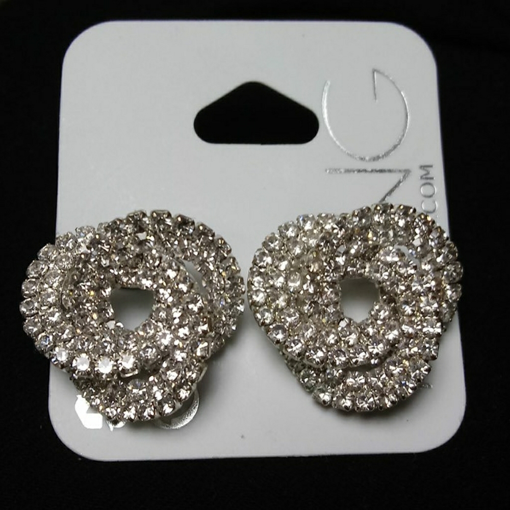 Rhinestone earrings